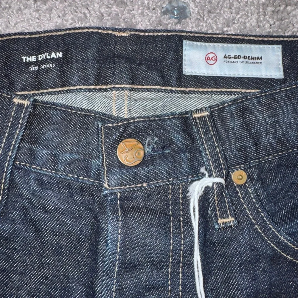 AG Adriano Goldschmied The Dylan Jeans Mens Selvage Slim Skinny Blue 31 NEW